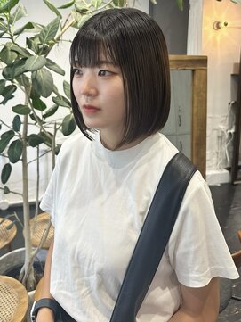 アルコイリスバイドールヘアー(ARCOIRIS by Dollhair) 切りっぱなしボブタッセルボブ韓国ヘア髪質改善美髪都島艶髪