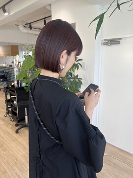 オーシャン(Ocean) 【OceanHair&Life田中愛梨】秋カラー/ボルドーレッド/暖色カラー