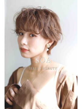 ソア(SOA) ショートゆるパーマ