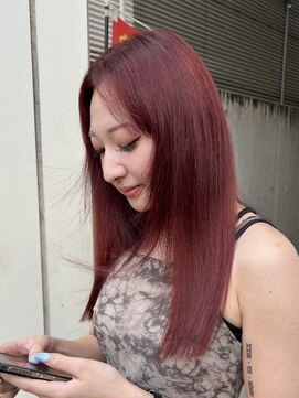 ロア 福岡天神本店(LORE) ダブルカラーベージュカラーケアブリーチカラーハイトーンカラー