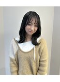 顔周りレイヤー×くびれセミディ