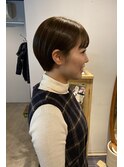 お手入れ簡単丸みショート
