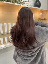 エイトヘアー(8 HAIR)&nbsp;ピンクバーガンディー×ロング