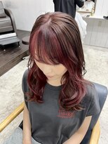 フェイス×インナーカラー
