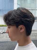 オーガニック アトリエ 大宮(organic+atelier)&nbsp;韓国風2wayセンターパートシースルーマッシュフェザーパーマ