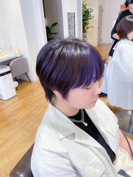 ヘアーアンドスパ フラップス(FLAPS) ハイライト×フェイスフレーミング