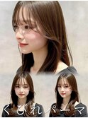 #レイヤーカット#韓国風パーマ#コテ巻き風パーマ#デジタルパーマ