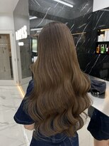 ラピス 渋谷本店(Lapis) オリーブカラー/ブリーチなし/髪質改善/レイヤーカット