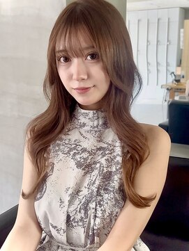 ミンクス渋谷スマートサロン(MINX shibuya smart salon) 【MINX】顔周り似合わせカット+デザインカラーベージュ_渋谷