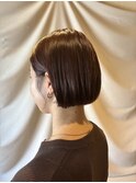 ミニボブ/ボルドーカラー