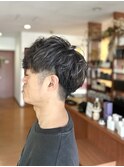 ★白髪カバー（ハイライト）ダークグレー・メンズパーマ★