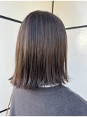 【WILLOW京橋】ハイライト×切りっぱなしボブ(中原由貴)
