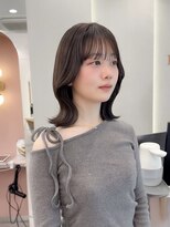 ロンドリゼル 札幌(Lond RiseL)&nbsp;◯ オリーブグレー/韓国/レイヤーカット/髪質改善/縮毛矯正/札幌