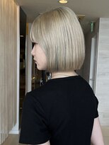 フェイス 大船(FACE)&nbsp;ホワイトブロンド/切りっぱなしボブ【大船駅】太良坊航