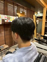 スタンドバーバー 柏(STAND BARBER)&nbsp;MEN’S HAIR/サーフカール/刈り上げセンターパート/柏