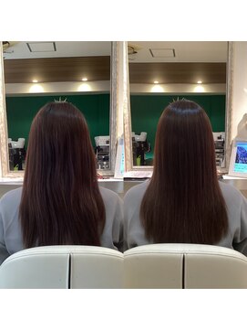 ヘアー ボニータ(hair bonita) #髪質改善#縮毛矯正#酸性ストレート#ストレート#前髪カット#ボブ