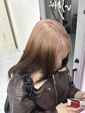 いろあそび 町田 ルーツカラー/ホワイトベージュ×ブラウン