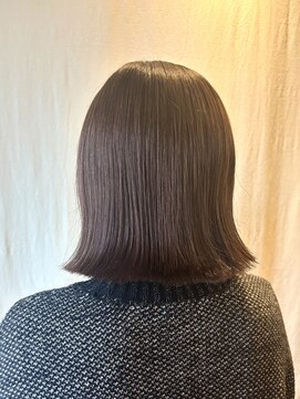 ココカラヘアー ニコ(cococara hair nico) 髪質改善/トリートメント/ストレート/切りっぱなしボブ/オリーブ