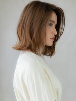 カバーヘアアンドスパ ブリス 浦和(COVER HAIR&SPA bliss)&nbsp;ハイトーンカラー小顔くびれヘアワンレンボブディX浦和20代30代