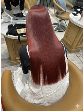 ロンド ロビン 栄(Lond robin) ちゅん ブリーチなしダブルカラー/髪質改善/艶カラー