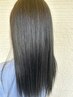  前髪カット+カラー（2ヶ月以内リタッチ）+トリートメント
