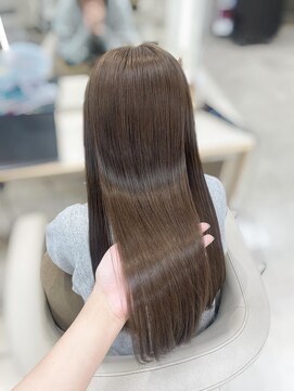 ケンジ 平塚ラスカ店(KENJE) ダブルカラーで作る寒色のベージュカラー