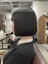 カーフ アオゾラヘアー 光の森2号店(calf AOZORA HAIR) ナチュラルボブ ストレートボブ スタイリング簡単ボブ 髪質改善