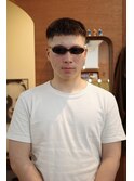 メンズスパイキーショートスキンフェードフェード刈り上げ岡山