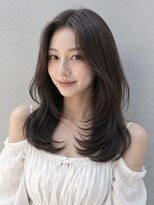 ユーフォリア 渋谷グランデ(Euphoria SHIBUYA GRANDE)&nbsp;ミディアムレイヤー顔まわりカット