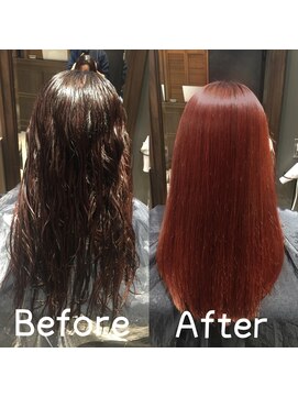 ロアナ 六本木(LOANA ROPPONGI) 濡れると強くでる癖に縮毛矯正