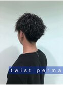 ツイストパーマ×マッシュ