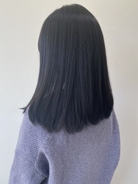 フォーク FOLK 【FOLK】ブルーブラックセミディ☆