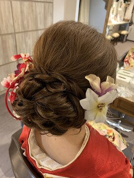 着付けヘアセット専門店 ウィズ(With) 綺麗めルーズアップ