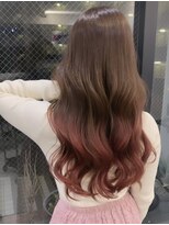 ステアケース 武蔵小杉店(stair:case)&nbsp;【助川】グラデーション/レッド/20代30代ヘアスタイル