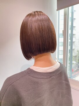 アンドチル 渋谷(AND CHILL) ナチュラルボブスタイル/前下がりボブ【AND CHILL渋谷】