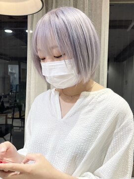 ムク 横浜店(muku) ミルクティーベージュダブルカラーインナーカラーケアブリーチ