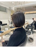 ガリカ 蔵前(Gallica)&nbsp;【佐久間史将】まとまるぱっつんボブ/大人ショート/黒髪ショート