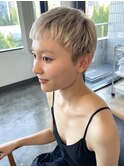 ホワイトブロンドレディースベリーショー