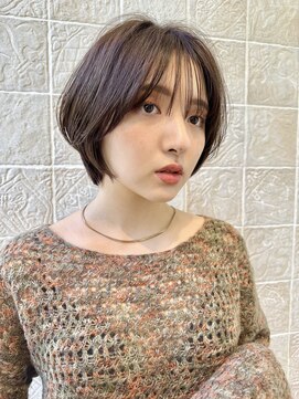 ビュートリアム 南青山(BEAUTRIUM) ふんわり大人可愛いシースルーバングショート　30代40代50代