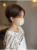 ショートカット/髪質改善縮毛矯正/髪質改善/韓国風/韓国ヘア