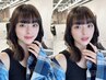 時短で可愛く☆韓国風顔まわりカット＋カラー＋1stepTR ￥7980【新宿】