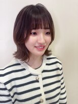 イーストハムネオ(EAST HAM NEO) 顔まわりレイヤー/ミディアム/シースルーバング