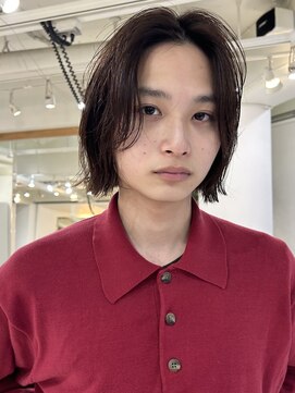 メゾンアクア 表参道(Maison ACQUA) ◎メンズボブウルフメンズミディアムメンズロングワックスなし