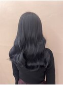 奈良髪質改善艶カラー　髪質改善トリートメント　ブルーブラック