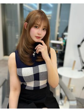 ラル 立川南口(lar) ヒロインベージュミディアム_美髪ピンクブラウン