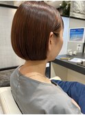 ツヤカラーでツヤボブ