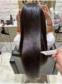 髪質改善サラサラプレミアム大人ガーリー韓国ロングAライン