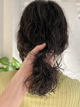 コフィー バイ メルト 吉祥寺(cofy by melt) 【三ツ井純】パーマアレンジ ほつれパーマ ベージュカラー