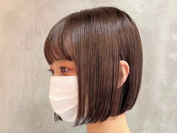 アトリエコア(Atelier Coa)の写真/毛先の広がりが気になる方でも、髪質改善トリートメントでまとまりとツヤのある質感に＊(太白区/ショート)