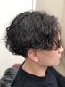カット＋波巻きパーマ【￥14000】